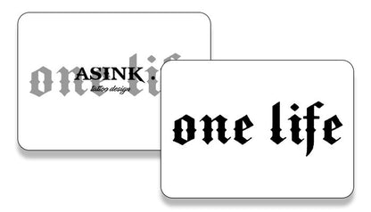 Надпис - One Life