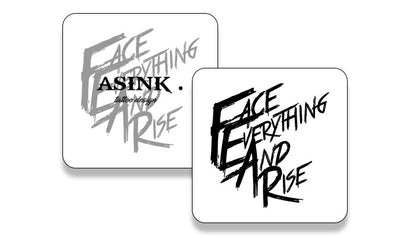 Надпис - face everything and rise (FEAR)