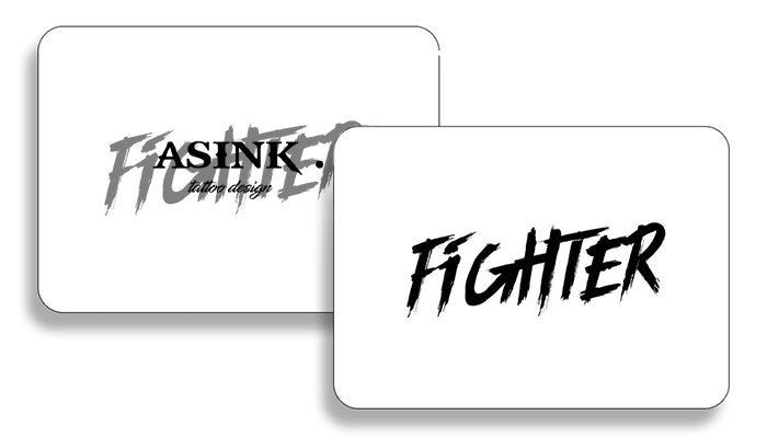 Надпис - Fighter