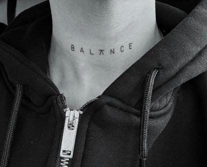 Надпис: Balance