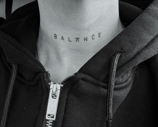 Надпис: Balance
