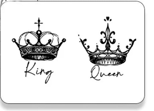 Корони King & Queen - татуировка за двойки
