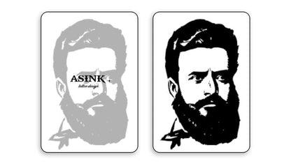 Hristo Botev temporary tattoo - both sides