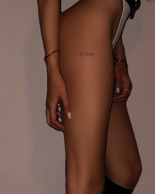 Inscription: Bite me
