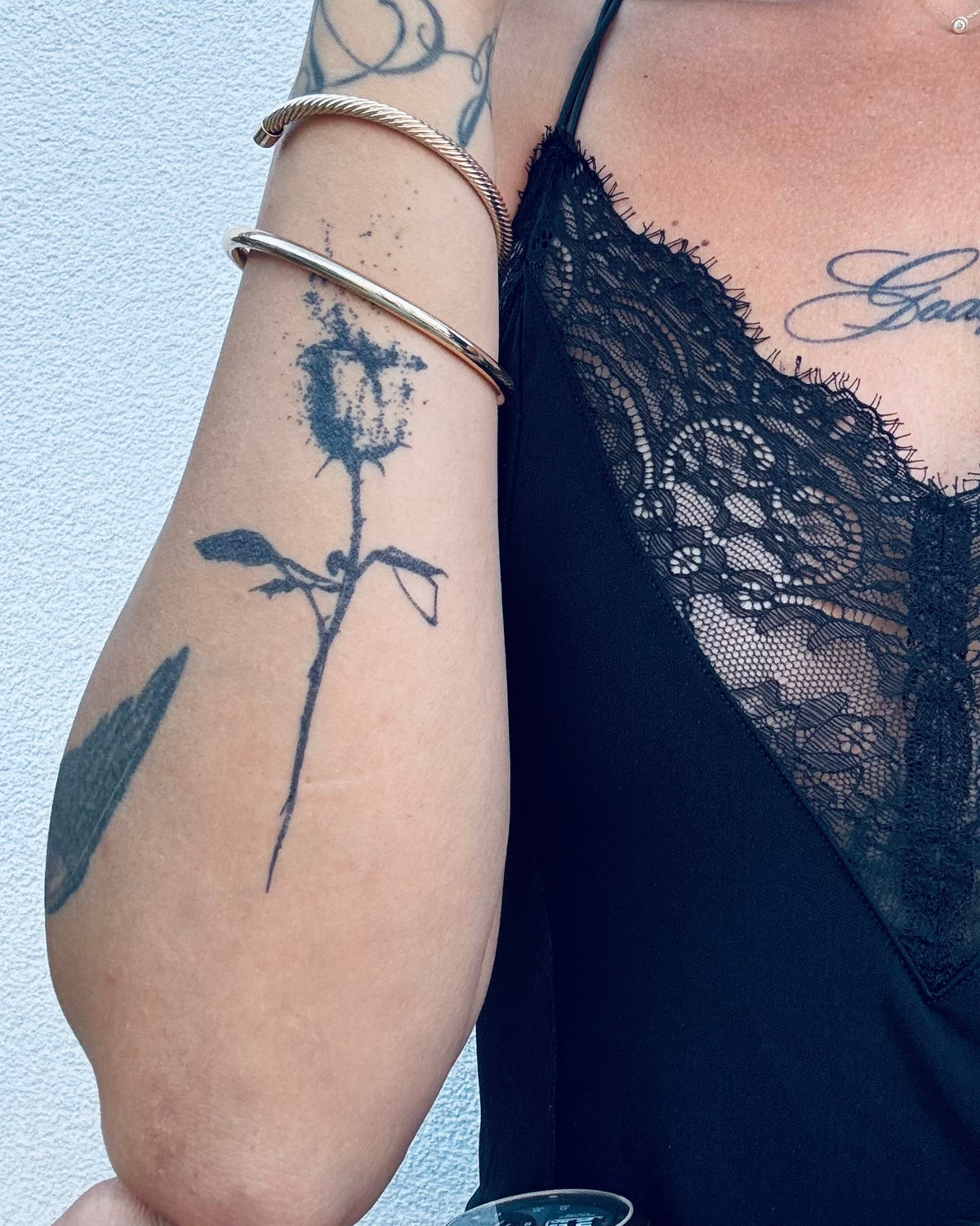 Роза - dot work